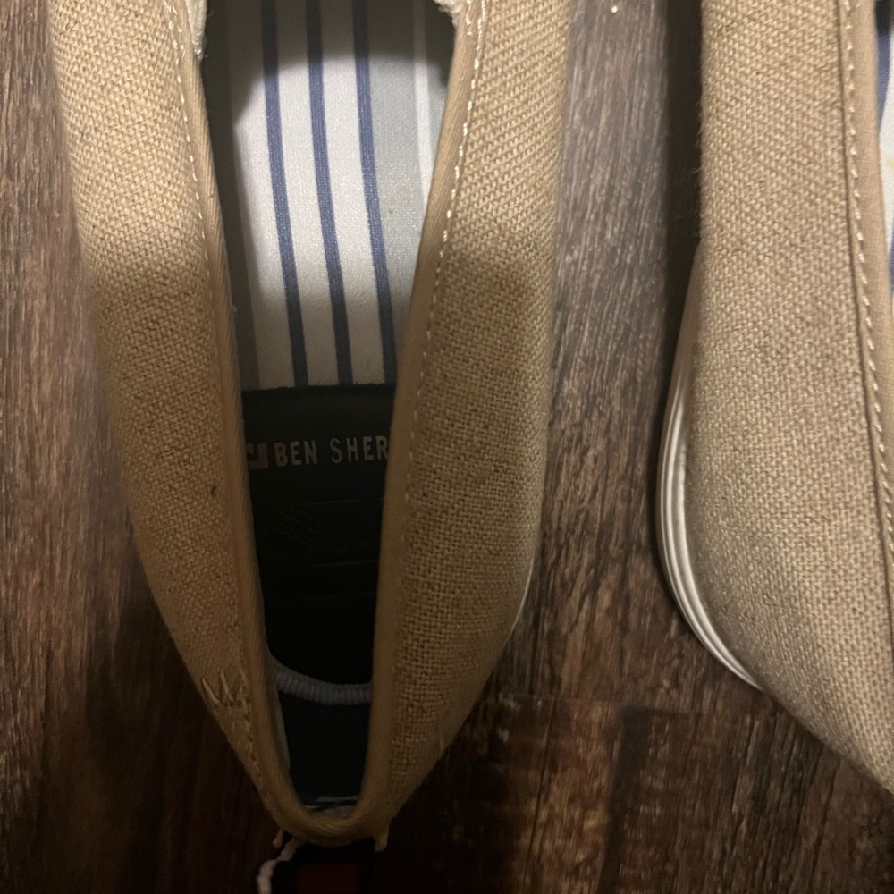 Ben Sherman Beige Slip-On Loafers - Picture 3 of 5